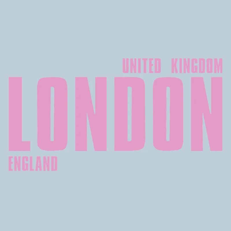 Typographie londonienne Pink Bold
