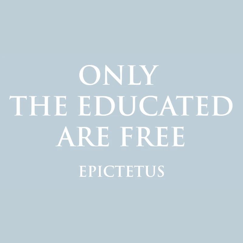 Epictetus Quote Typography Design