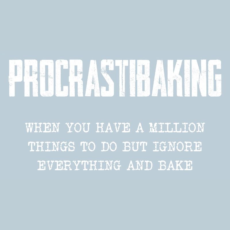 Procrastinating Baking Motif
