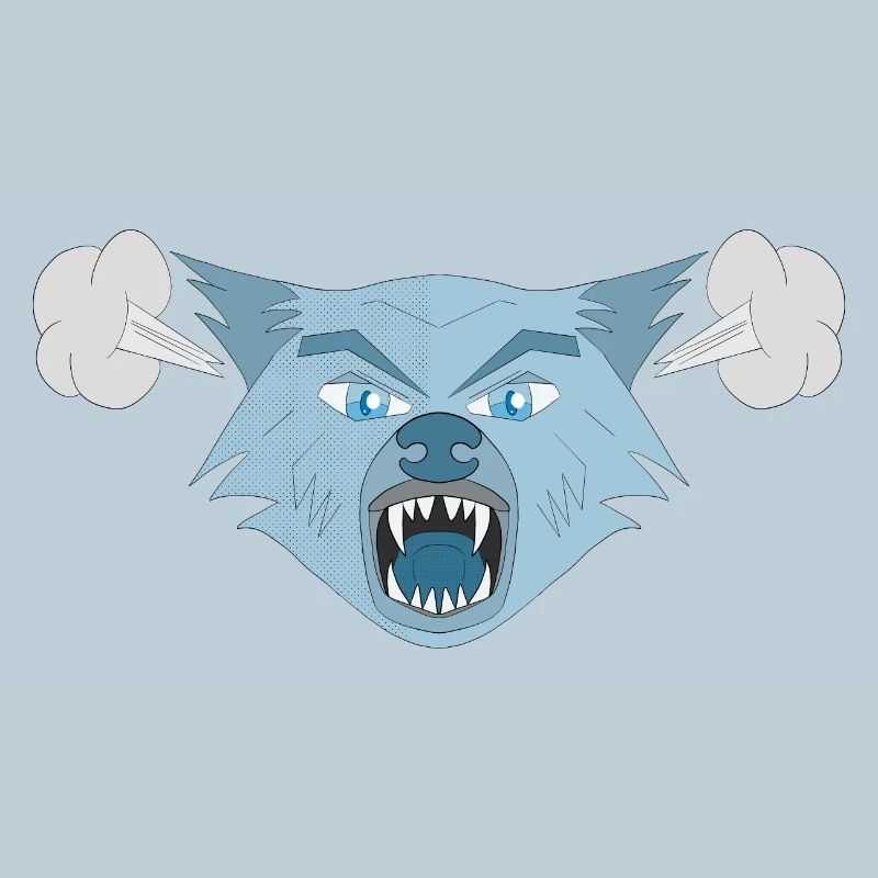 Wütender Wolf