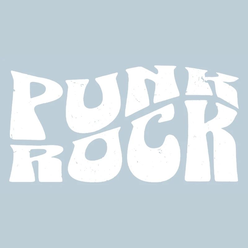 Punkrock Mutige Typografie