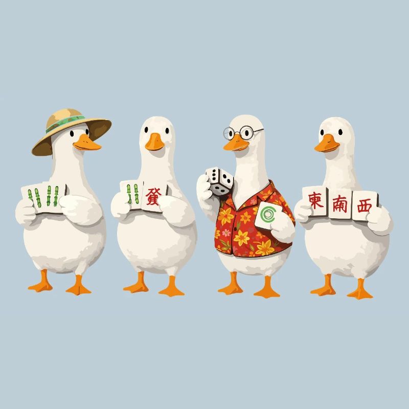 Mahjong goose