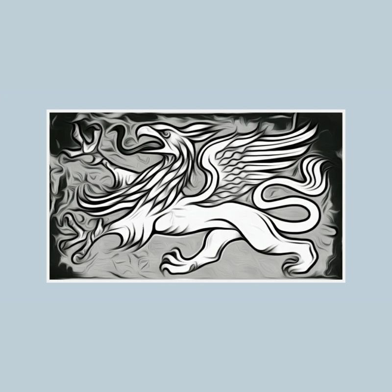 A griffin in grey