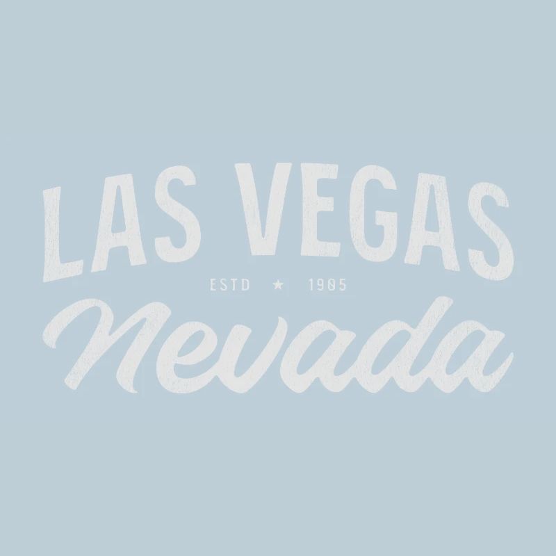 Écriture vintage de Las Vegas Nevada