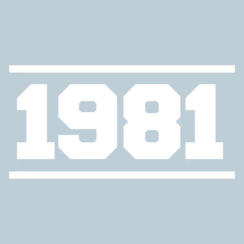 1981 Cadeau rétro 1981 original 1981