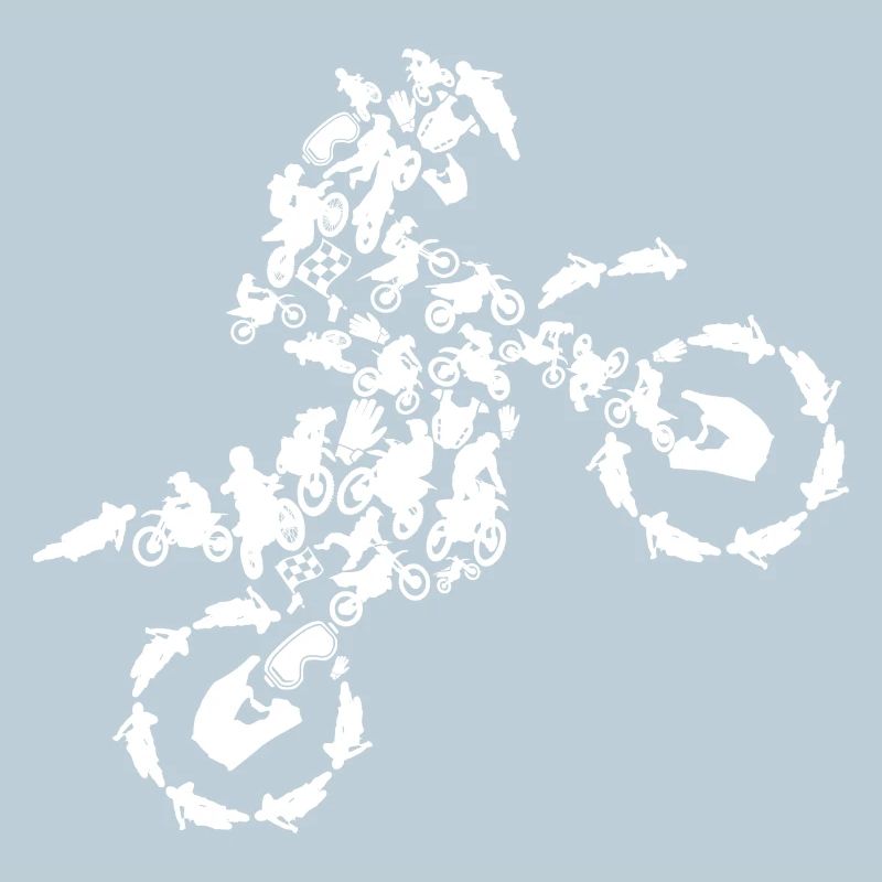 Motocross Silhouette