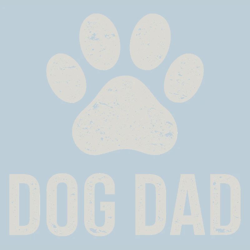 Paw Dog Daddy Footprint