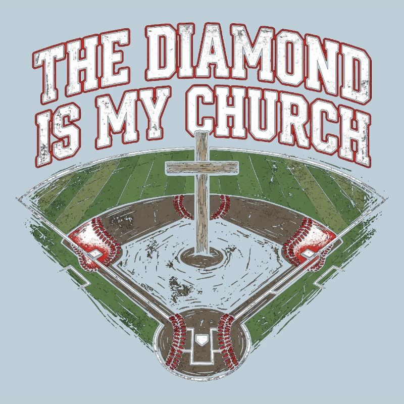 Le Diamond est le baseball chrétien de mon église