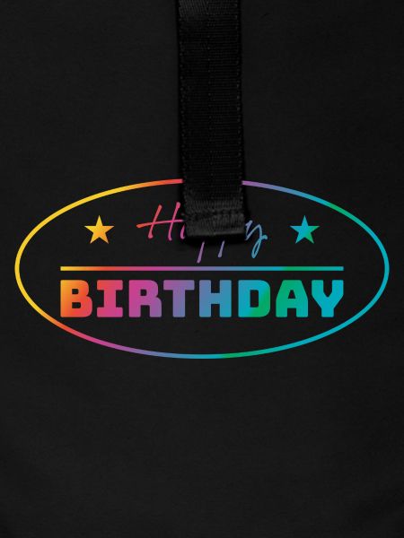 Tshirt happy birthday oval bunt
