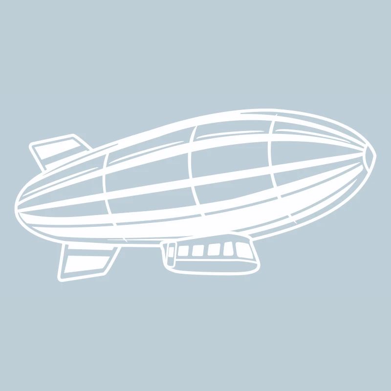 Airship Silhouette Zeppelin