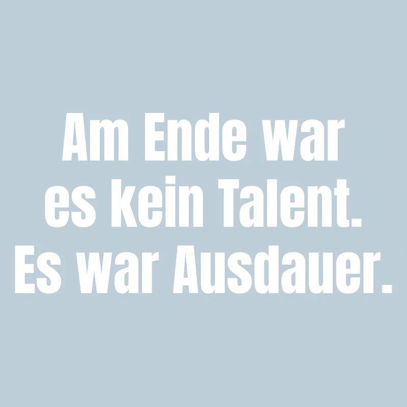 Perseverance Instead of Talent Quote Design