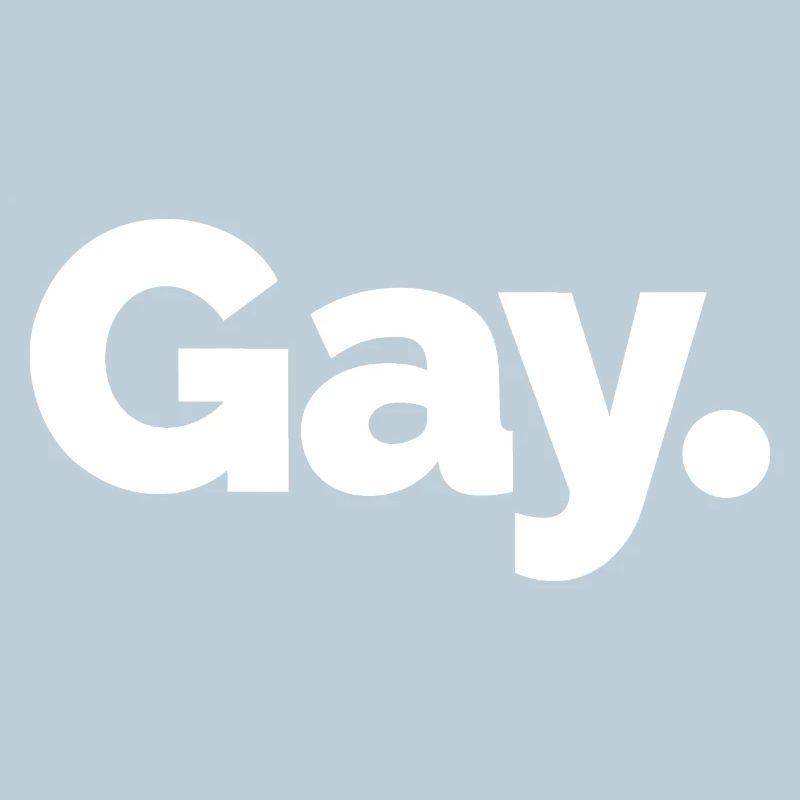 Gay. Pride Bold Typographic