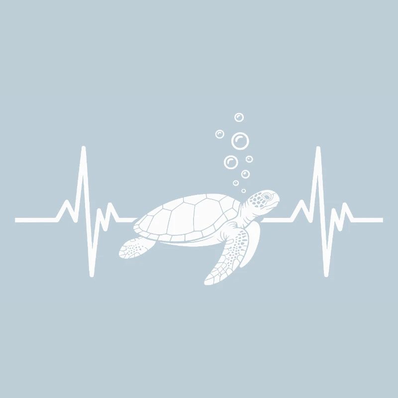 Underwater Ocean Turtle Design