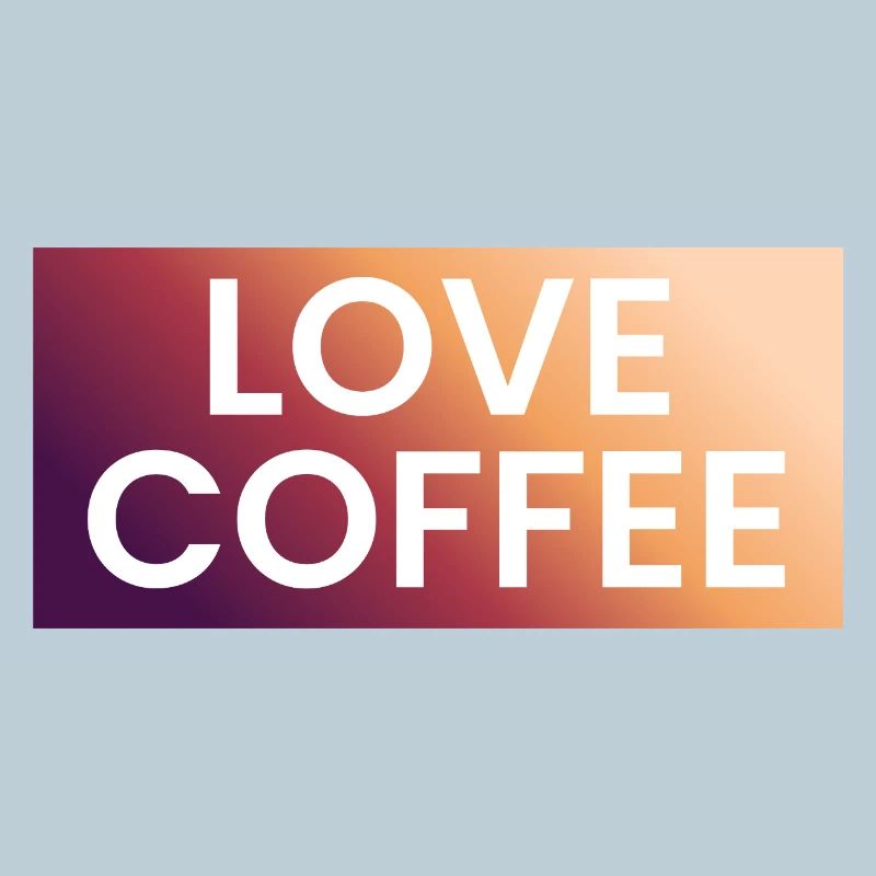 Coffee Love in Gradient