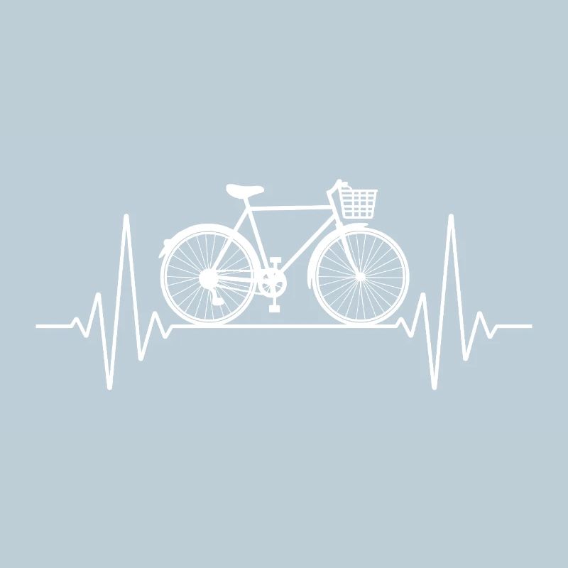 Bicyclette ECG Heart Line Passion pour le cyclisme