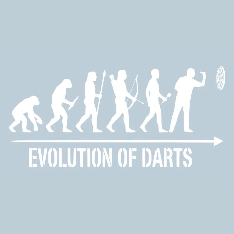 Sweat à capuche, t-shirt, sac et mug Darts Evolution Fun
