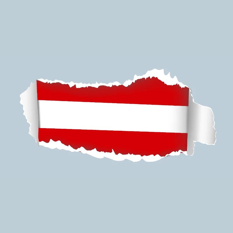 Cracked Austria Flag