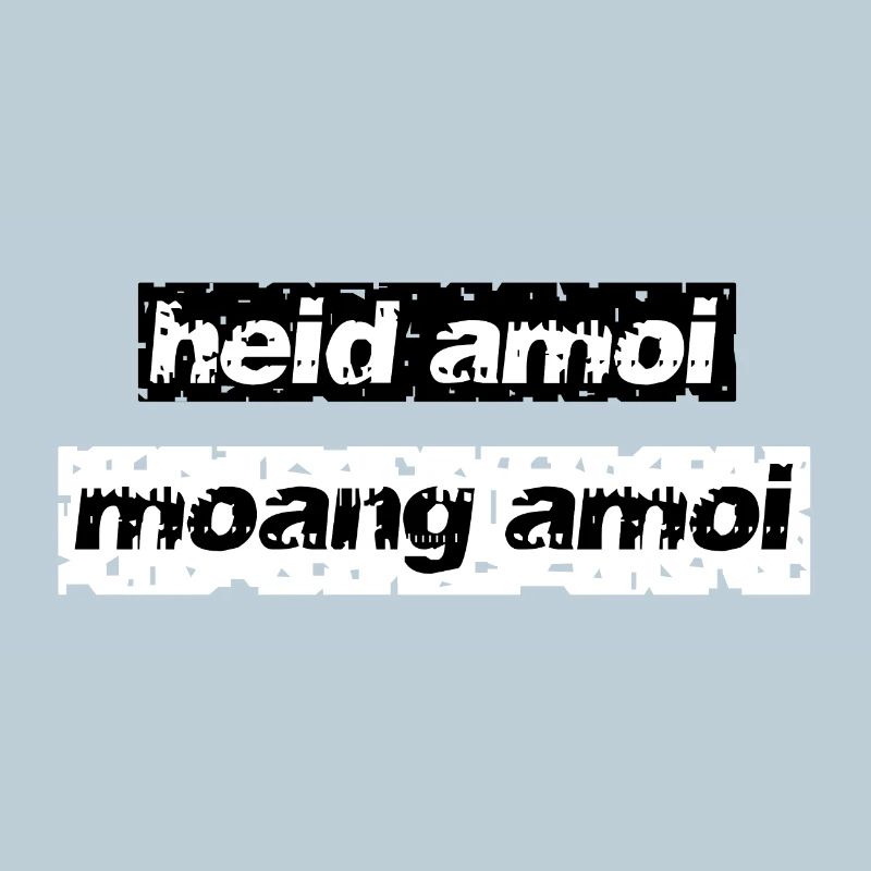 heid amoi moang amoi - heute einmal morgen einmal