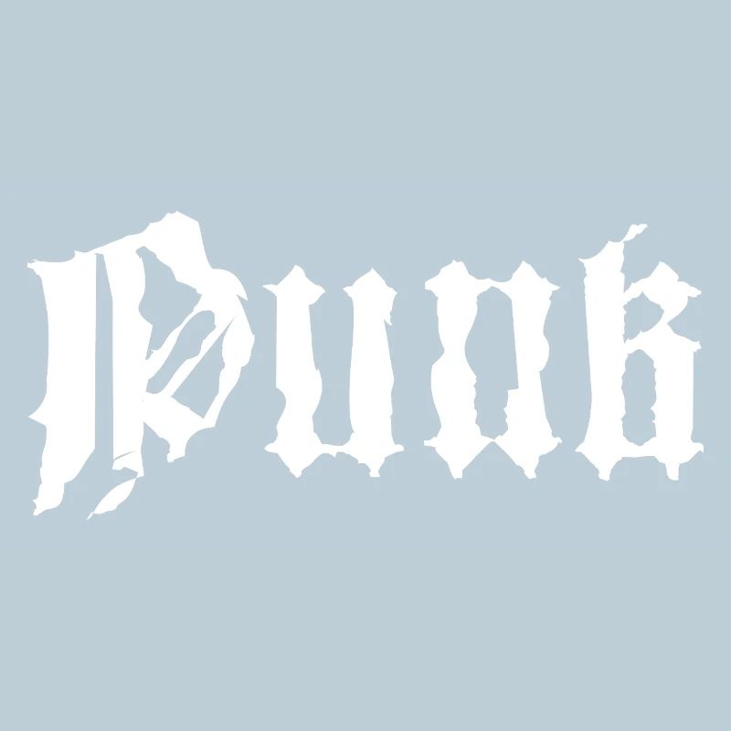 Punk Grunge Gothic Typografie Design