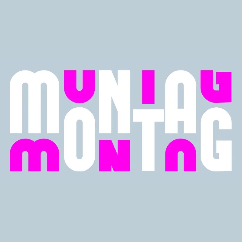 Monday White/Pink