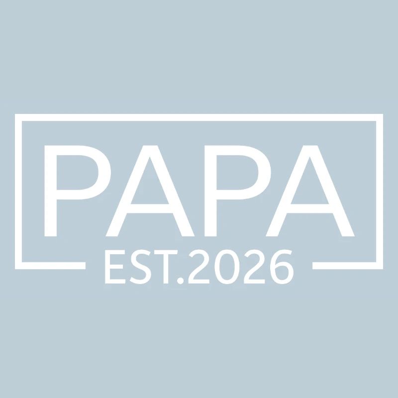 Dad est. 2026 Dad 2026 First time Dad 2026