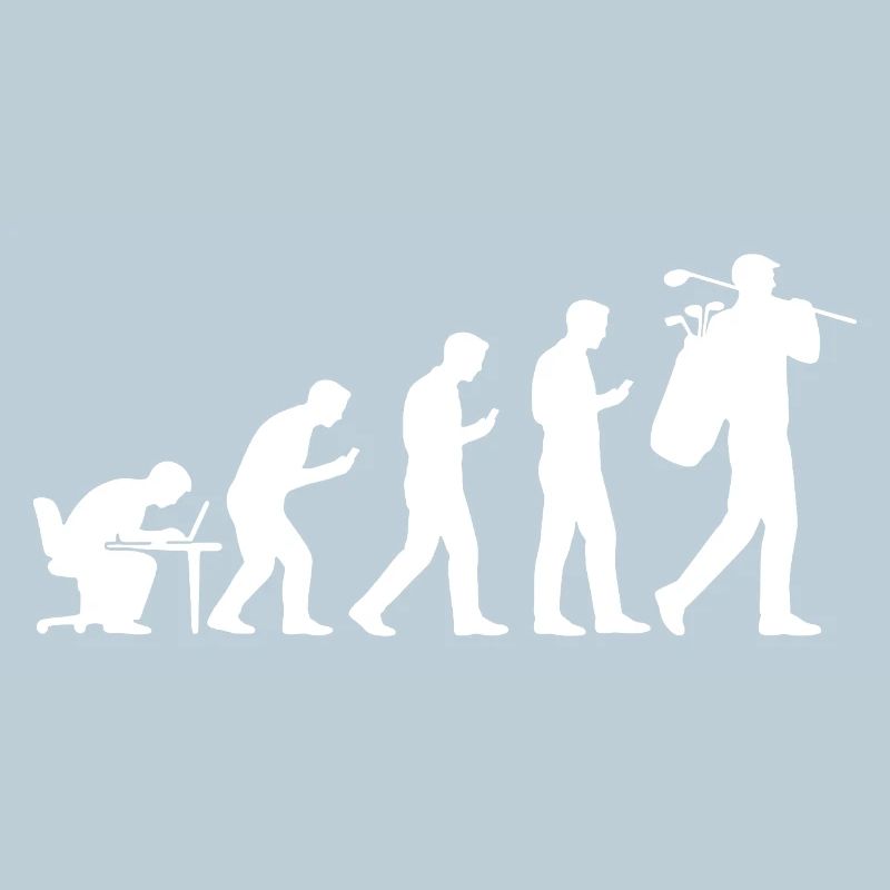 Evolution Golf Cadeau drôle pour golfeurs masculins
