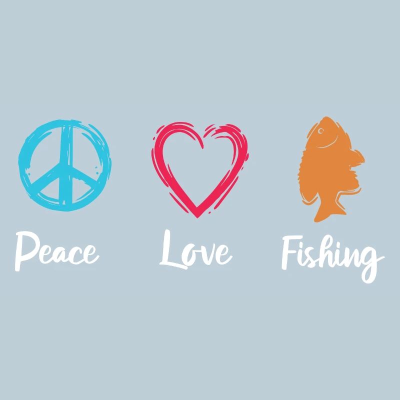 Frieden Liebe Angeln
