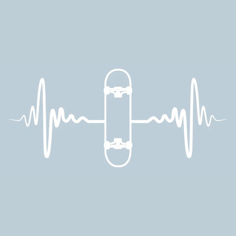 Skateboard Herzklopfen
