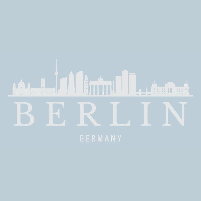 Berliner Skyline, Berlin, Deutschland