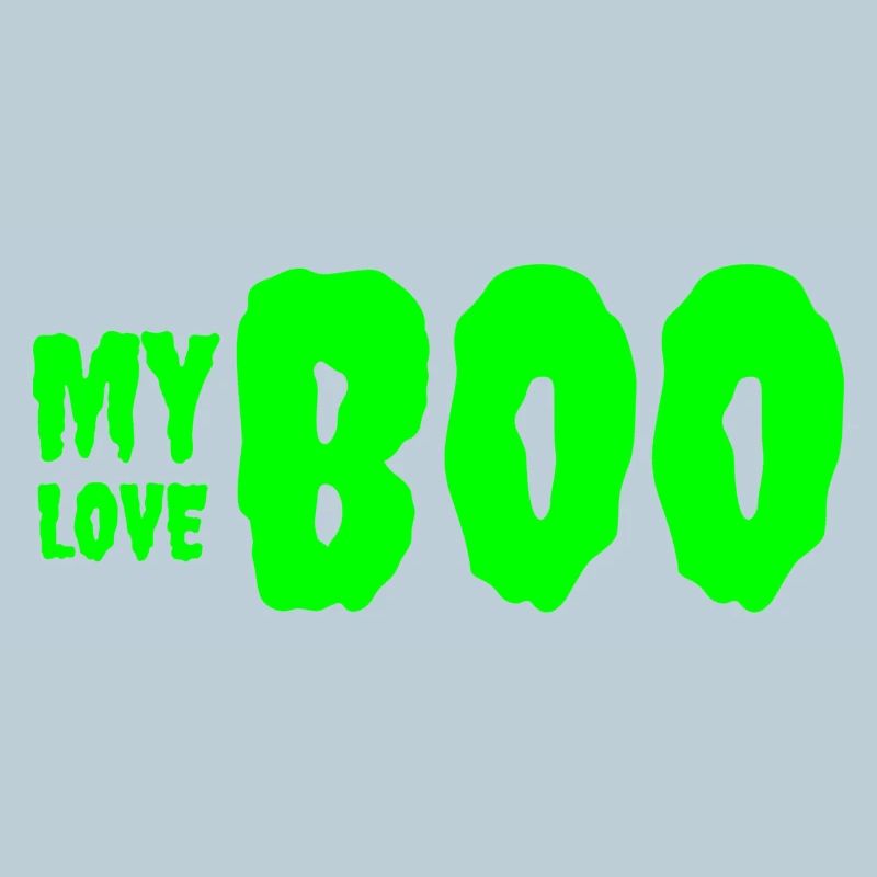Kräftiges grünes "My Love" Geburtstags-Textdesign