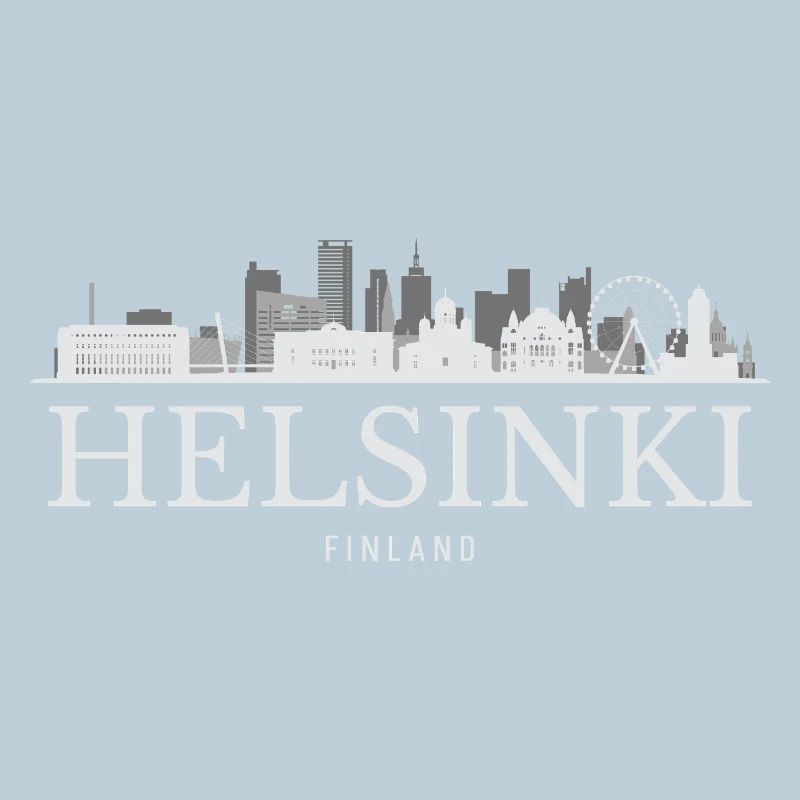 Helsinki Skyline, Helsinki Finland