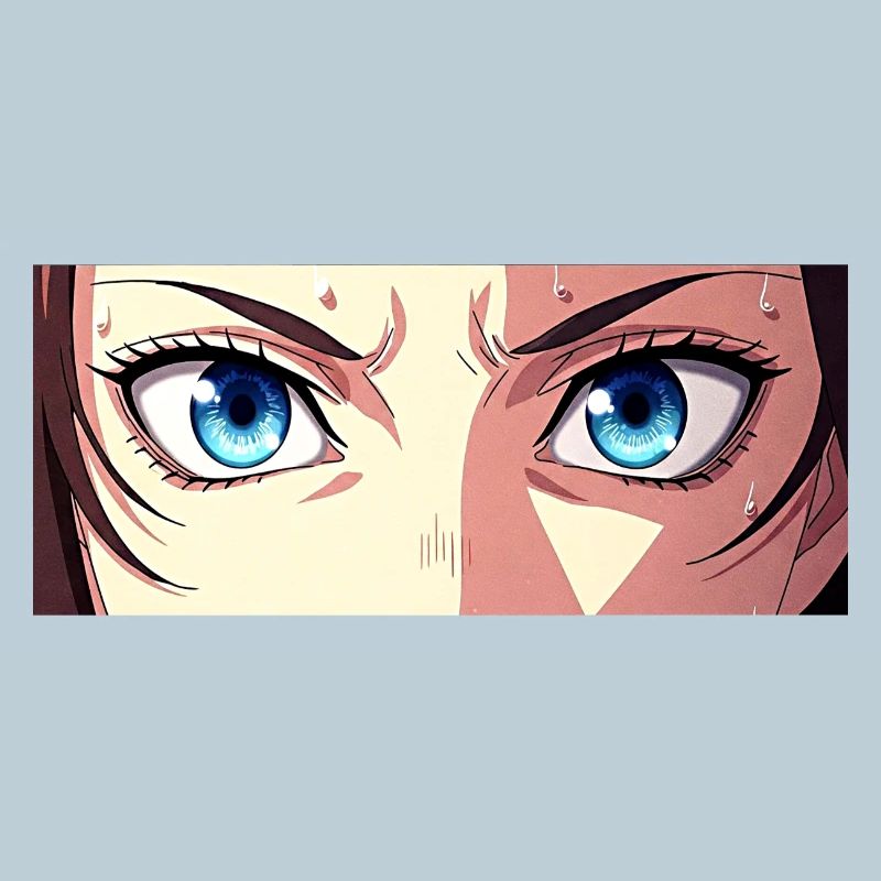 Anime Eyes Blue Iris Manga Fan