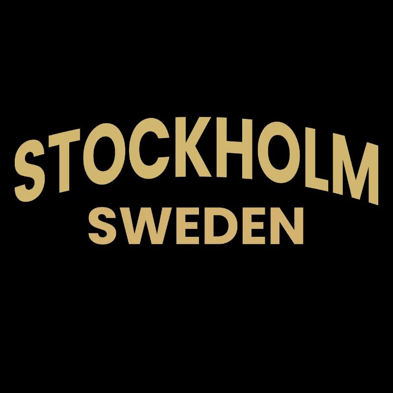 Stockholm – Sweden Text Design