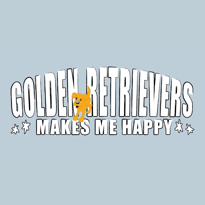 Golden Retrievers makes me happy
