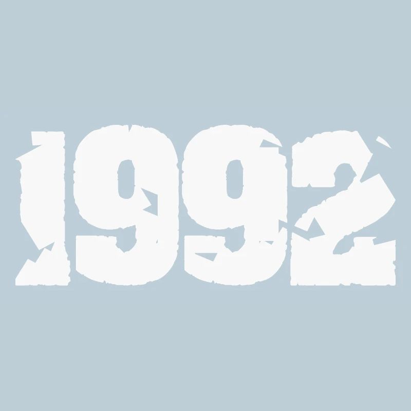 1992 Design rétro cassé