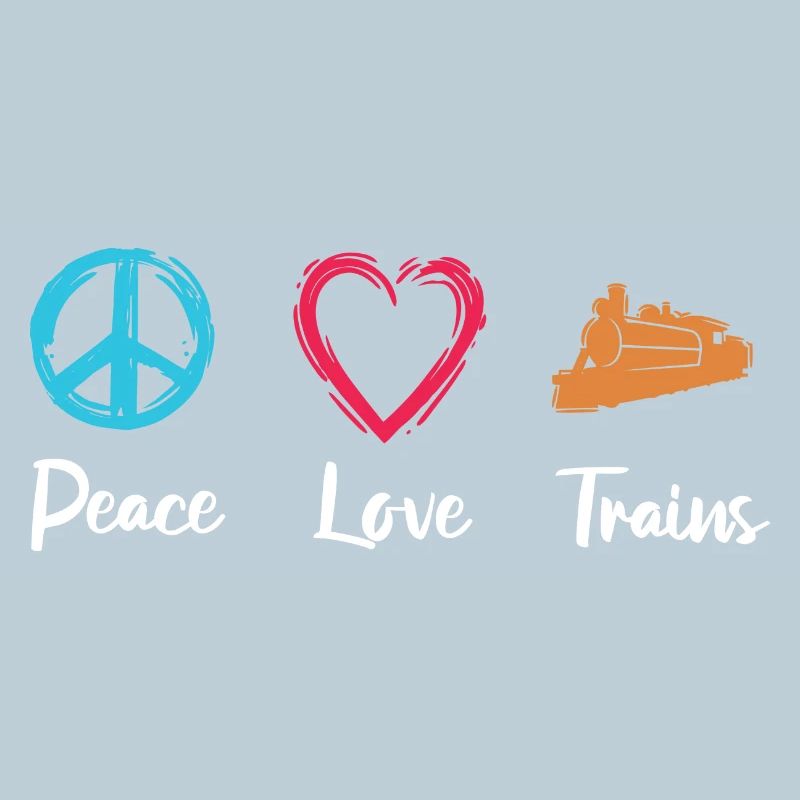 Peace Love Trains