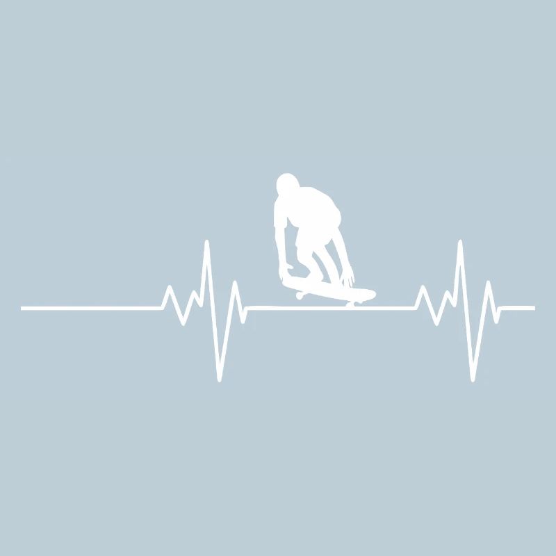 Heartbeat Skateboard Skateboarder Skate
