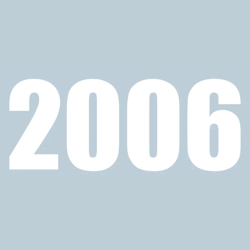 2006 modèle d’anniversaire personnaliser la conception