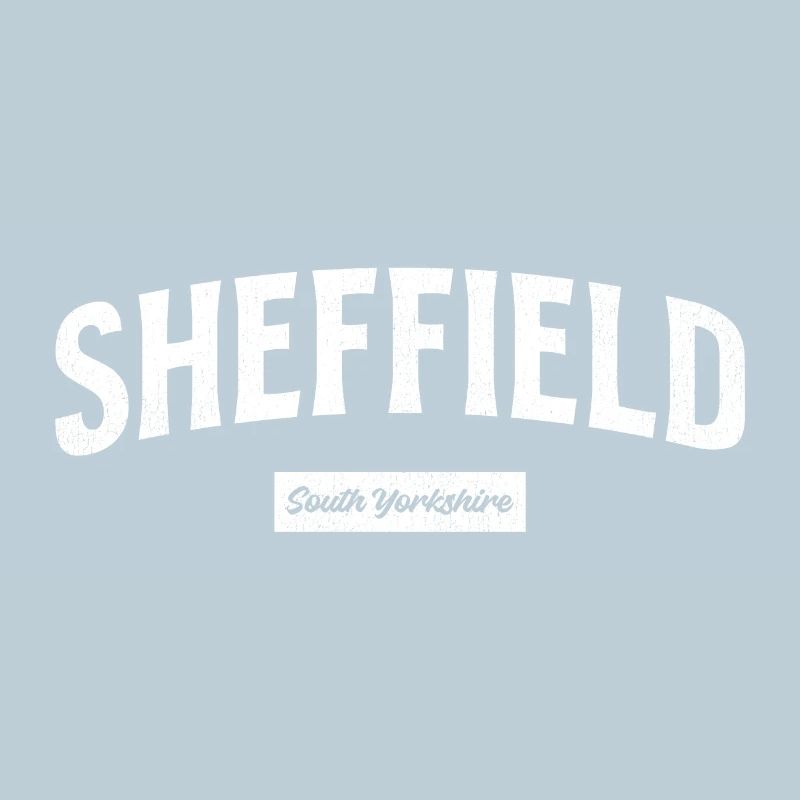 Lettrage de contour Sheffield