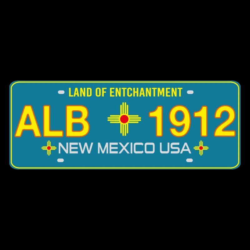 New Mexico Nummernschild Albuquerque