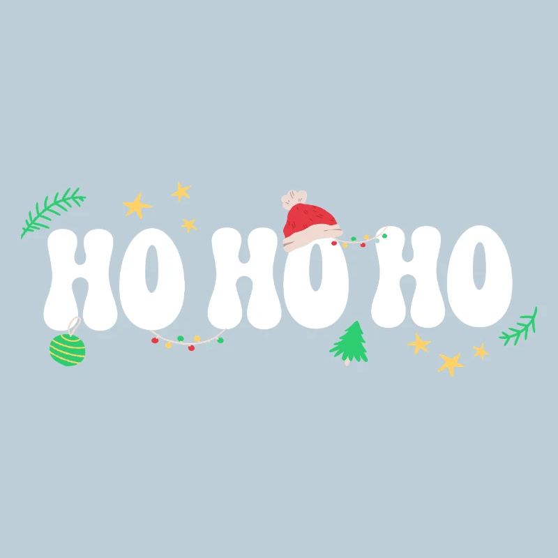 Ho Ho Ho - Noël - Décorations de Noël