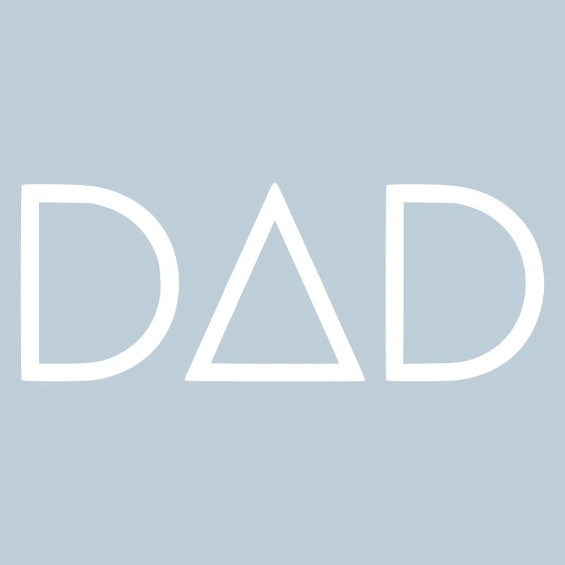Dad Dreieck Monogramm
