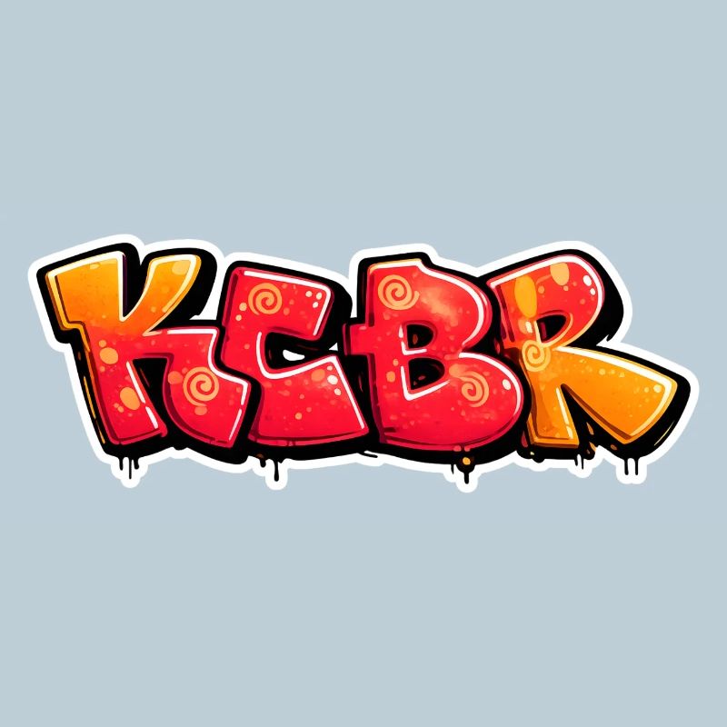 KCBR Graffiti Burst Design