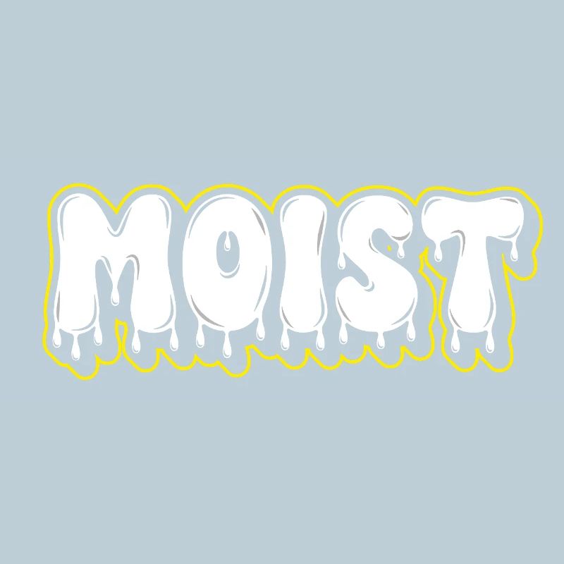 Moist Fat Font Wortzeichen