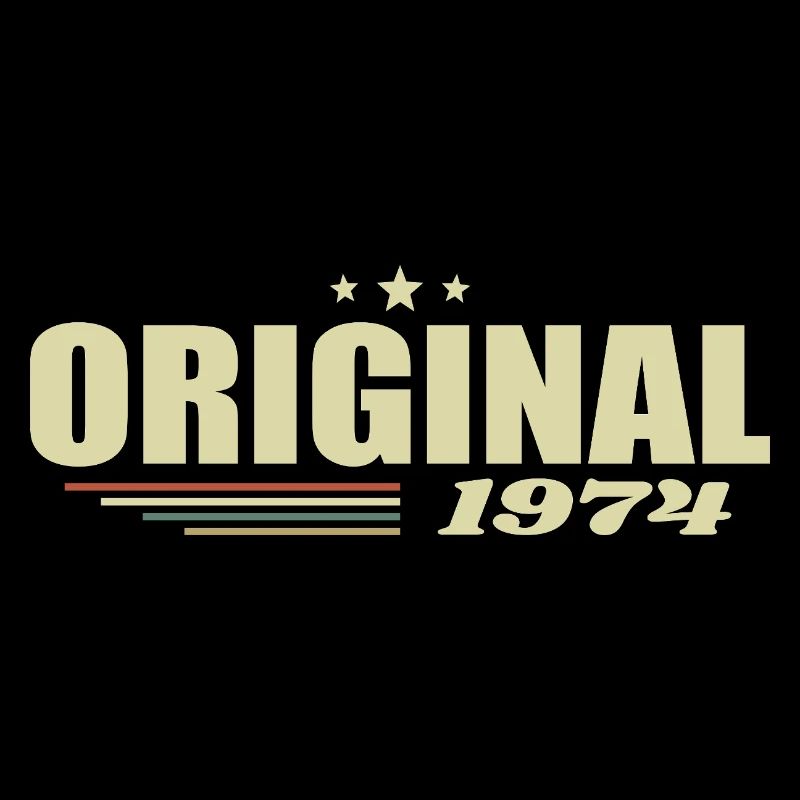 51e anniversaire 51 ans Original 1974