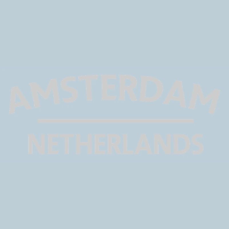 Amsterdam – Niederländisches Textdesign