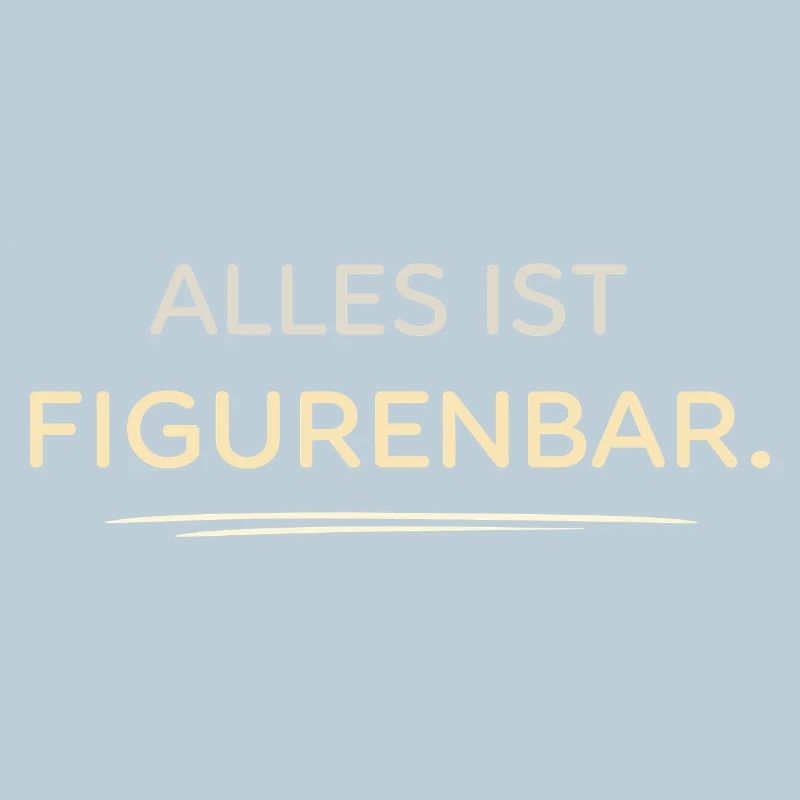 Everything Is Figurine Bar Typoart