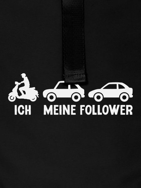 Rollerfahrer Follower Motorroller Moped Roller