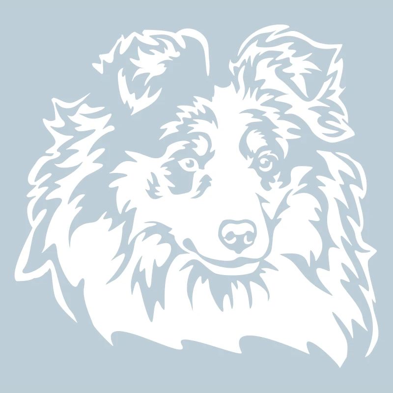 Sheltie Kopf "Black Edition"
