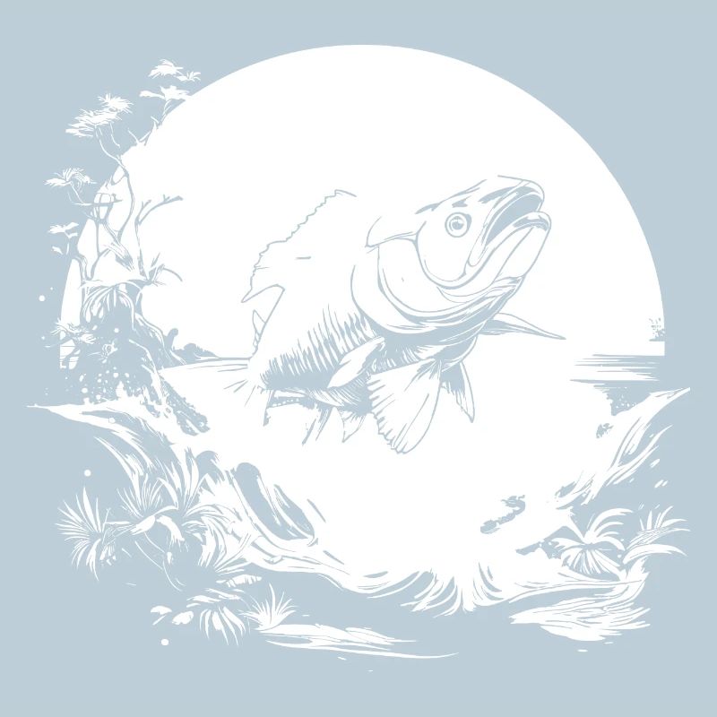 Dessin du pêcheur